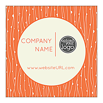 Personalize Our Circle Vines Sticker Design Template