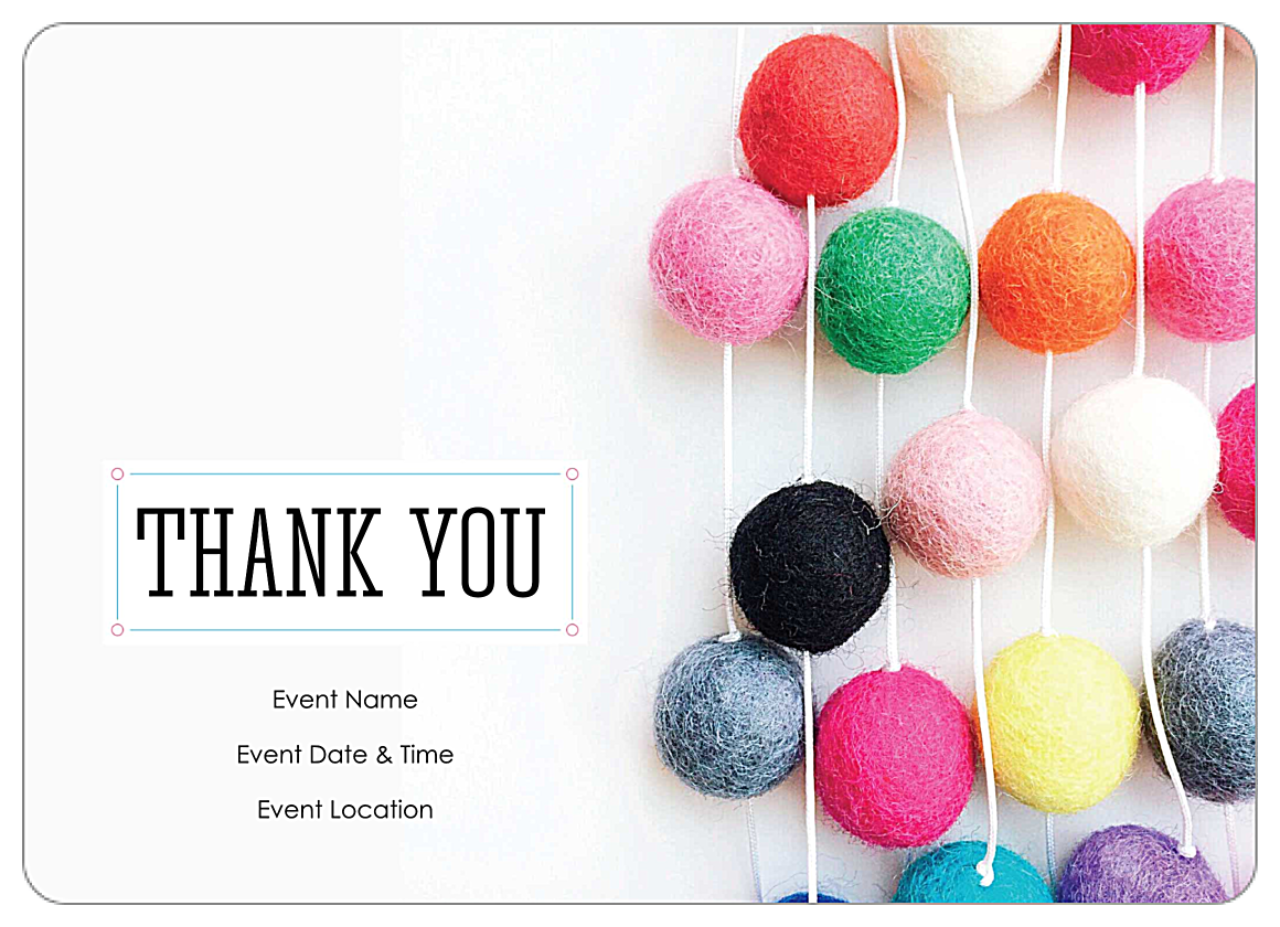 Free Thank You Party Customizable Invitation Card Templates